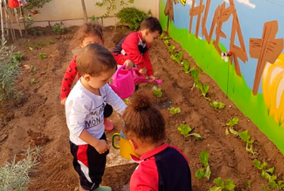 huerto guardería